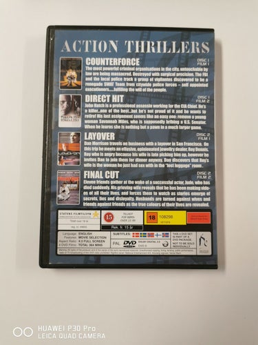 Action Thriller - 4 Great Movies on 2 DVDs