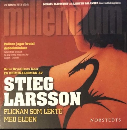 Flickan som lekte med elden Ljudbok CD-bok 18 disc 2006