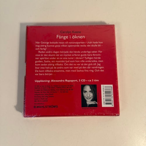 Inplastad Ljudbok på CD - Carolyn Keene - Kitty Fånge i Öknen.