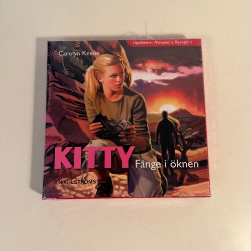 Inplastad Ljudbok på CD - Carolyn Keene - Kitty Fånge i Öknen.
