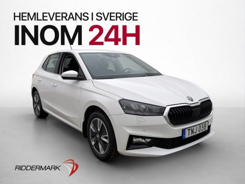 Skoda Fabia TSI 110HK Style Kamera CarPlay Rattvärme MOMS