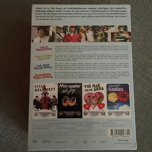 Nils Poppe På Fredriksdalsteatern - 4 Disc DVD Box - Ny Inplastad