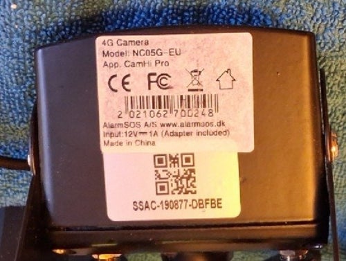 4G (GSM EL. WIFI) Övervakningskamera
