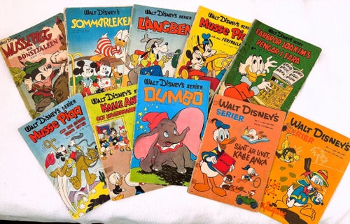 Walt Disney's Serier: 10 tidningar 1953-1962