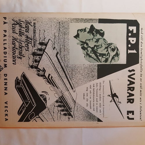 Filmjournalen Nr 8 1933