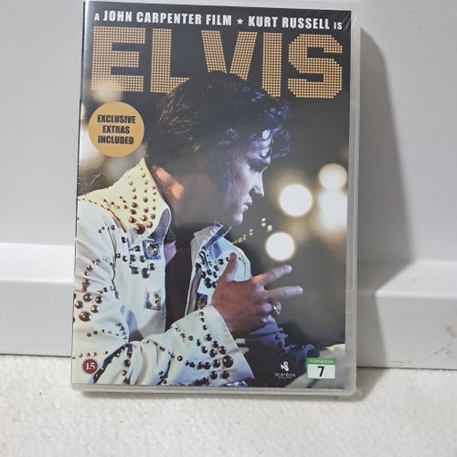 Elvis (1979) John Carpenter med Kurt Russell och Shelley Winters. *inplastad *