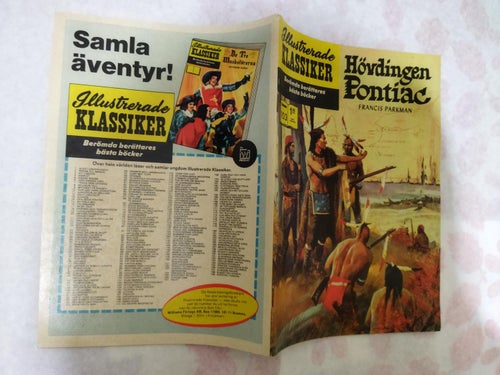 Illustrerade Klassiker nr 103. Hövdingen pontiac av F. Parkman. Fine