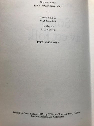 SÖNER AV ETT FOLK Väinö Linna 1979
