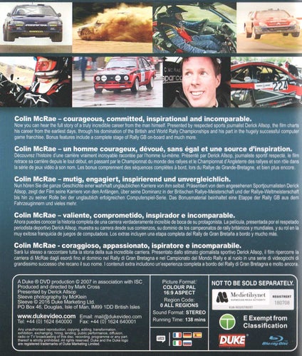 Colin McRae Rally Legend 2007 Blu-ray
