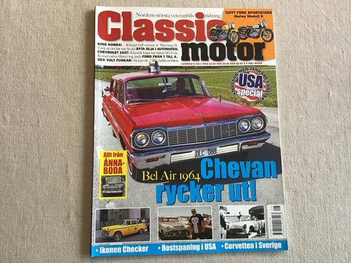 CLASSIC MOTOR NR 8 2017 CHECKER,CORVETTE,CHEVA BEL AIR,HARLEY DAVIDSON,USA