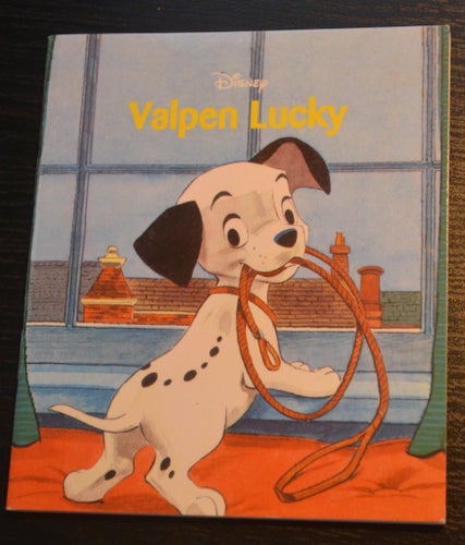 Liten bok Disney Karrusell förlag Valpen Lucky