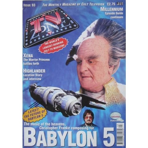 TV Zone 93 August Xena Star Trek Voyager Millennium Sci-fi