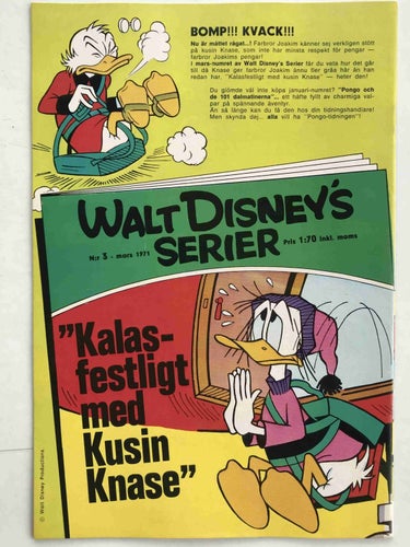Walt Disney´s Serier - 1971:2 VF-NM