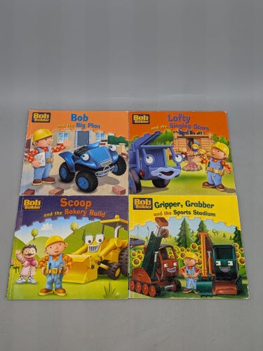4st Byggare Bob böcker på engelska - Bob the builder