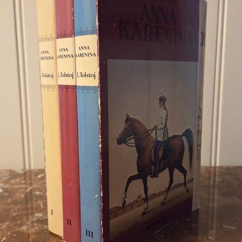 Anna Karenina (3 band) av Leo Tolstoj 1981
