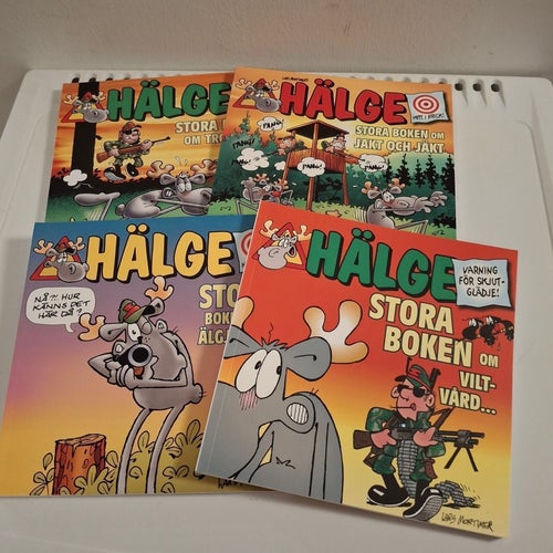 4st hälge stora bok nya,