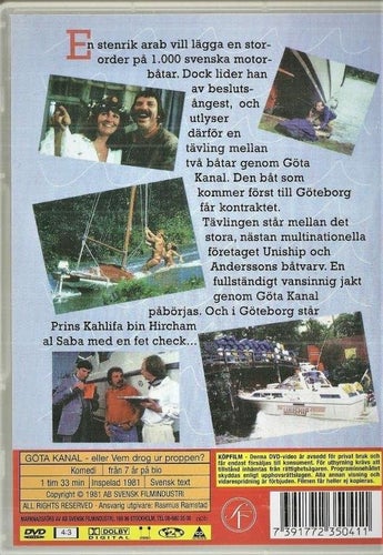 ** GÖTA KANAL eller Vem drog ur proppen? **