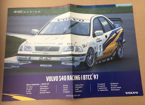 Broschyr S40 Racing I BTCC 1997