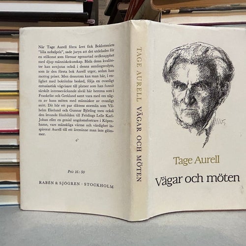Vägar och möten av Tage Aurell. Bok. Very Fine plus