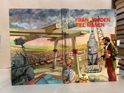 Från jorden till månen av Jules Verne, Very Fine plus