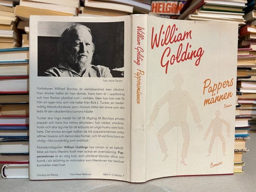 Pappers männen av William Golding, bok, Very Fine plus