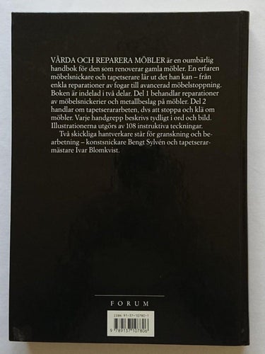 Vårda och reparera möbler, Bok, Instruktioner