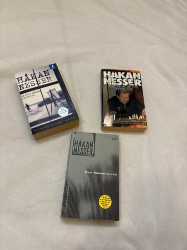Tre böcker av Håkan Nesser