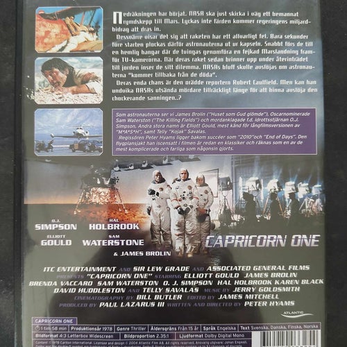 Capricorn One (1978) - James Brolin - DVD