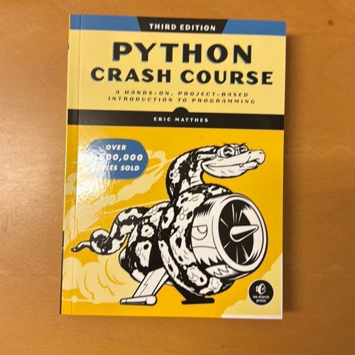 Python Crash Course, Eric Matthes, Tredje Upplagan