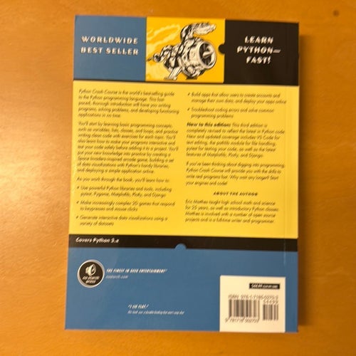 Python Crash Course, Eric Matthes, Tredje Upplagan