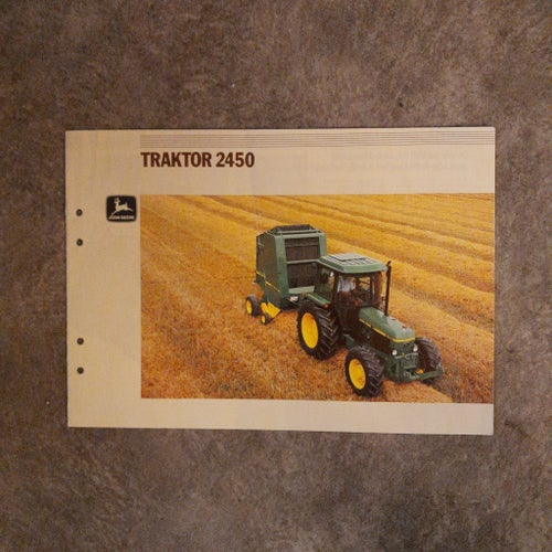 Broschyr John Deere Traktor 2450