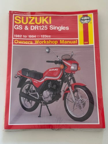 SUZUKI GS & DR125 Singles Owners Workshop Manual av Haynes, 1982