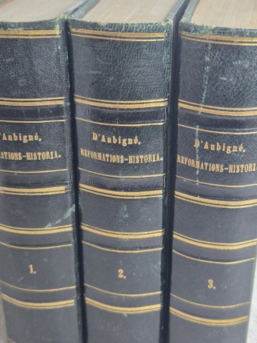 D'aubigné Reformationshistoria 3 band 1800 tal