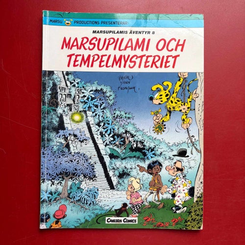MARSUPILAMI OCH TEMPELMYSTERIET Franquin, Batem och Yann 1995