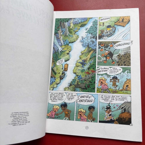 MARSUPILAMI OCH TEMPELMYSTERIET Franquin, Batem och Yann 1995
