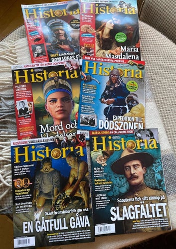 Samling av tidningen Illustrerad Vetenskap Historia