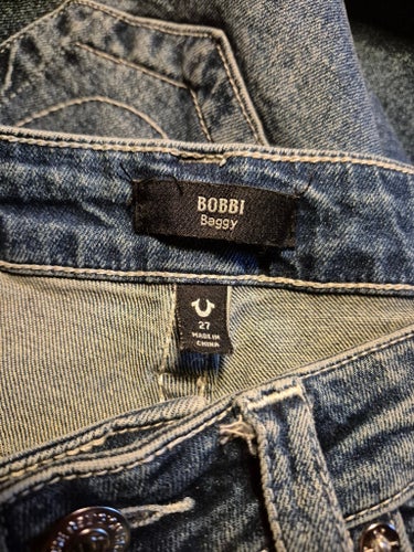 True Religion damjeans fynd jeans dam Bobbi Baggy storlek 27