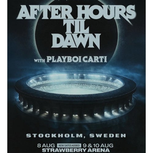 The Weeknd 8/8 Lördag The Weekend Stockholm Ståplats Ståbiljett