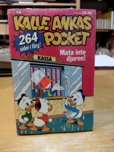 Kalle Ankas pocket nr 94, NY, inplastad