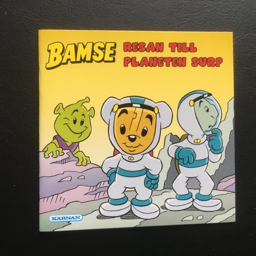 BAMSE RESAN FRÅN PLANETEN SURP - KÄRNAN bok i pixi format