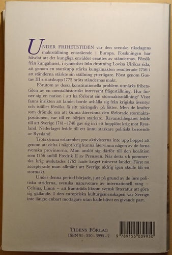 Sverige under frihetstiden: 1719-1772 / Michael Roberts