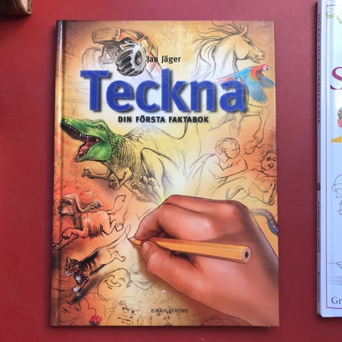 TECKNA DIN FÖRSTA FAKTABOK Jan Jäger+JAG KAN TECKNA SERIEFIGURER Grahame Corbett