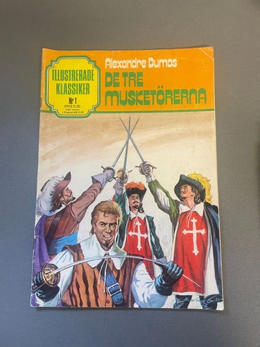 De Tre Musketörerna - No 1 - Alexandre Dumas - Illustrerade Klassiker
