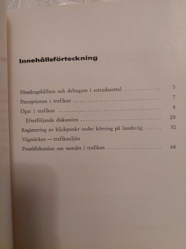 Seendet i trafiken 1972 Symposium Teknorama Stockholm