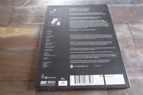 DVD Robbie Williams live at the Albert