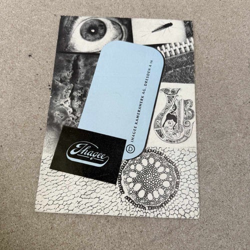 Exakta Varex Instruktionsbok Vielzweck-Gerät Vintage Kamera Manual Tysk