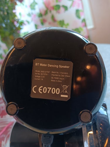 BT Water Dancing Speaker AWD-377TBT