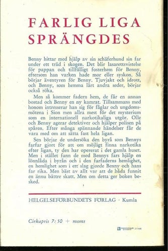 INGEMAR STRAND : FARLIG LIGA SPRÄNGDES