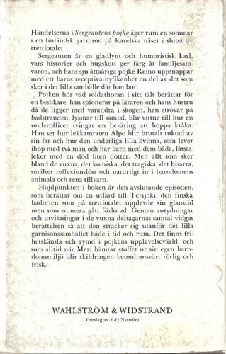 Veijo Meri: Sergeantens pojke.