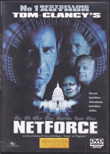 DVD / Netforce / Tom Clancy / Kris Kristofferson, Xander Berkeley